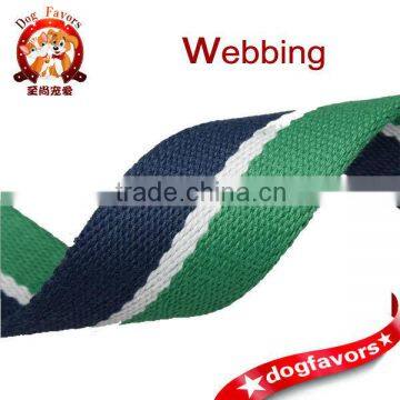 3.5cm multicolor polyester and cotton twill webbing,Factory custom wholesale, Clothing & Accessories luggage webbing