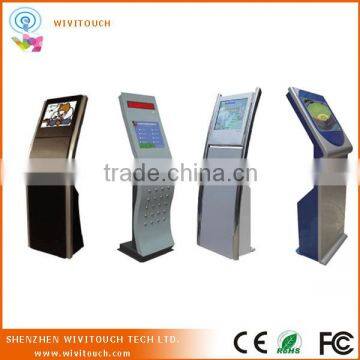 17",19", 22" indoor interactive information stand electronic kiosk with WIFI