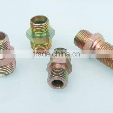 zinc plating straight fitting