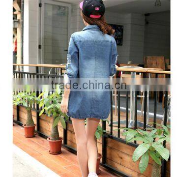 DJ213781 HOT STYLE 2014 Apparel Denim Jean Jacket for Woman Wholesale Denim Jacket 2014 Fashion Apparel DJ213781 photo-3