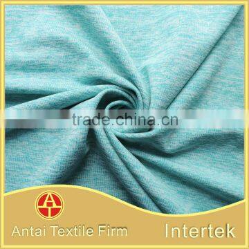 Factry direct price weft knitted polyester cationic yarn dyed fabric for yoga wear