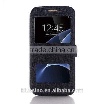 Auto Sleep Window Display Mobile Phone Cover for Samsung G3588