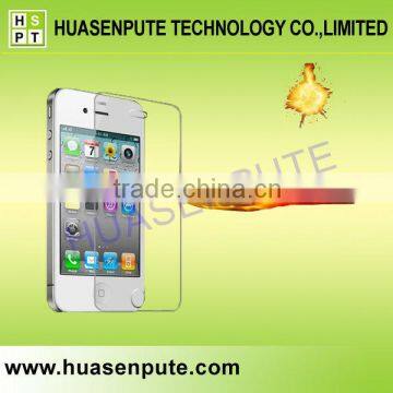 Mobile Phone Tempered Glass Screen Protector for iPhone 4