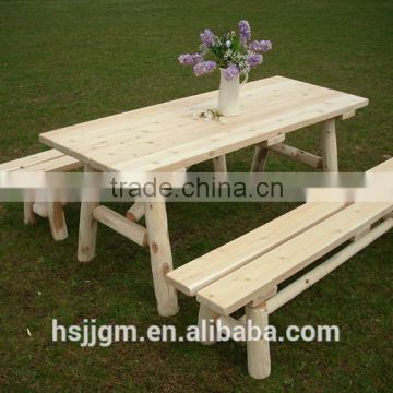 outdoor wooden picnic furniture