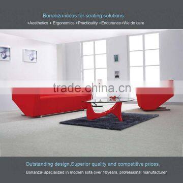Good Design Leather Sofa Set 862# 1+2+3 Sofa