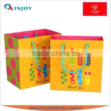 OEM Branded Recyclable Paper Gift Bag