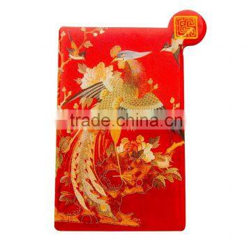 Women Chinese Element Newest Design Square Pocket Mirror With Packing photo-4