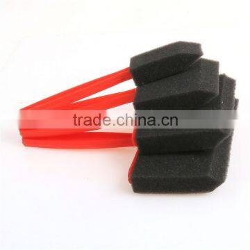 4 Pcs 2015 New Design Plastic Handle Black Foam Brush photo-3