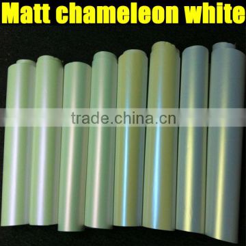 matt chameleon white film with high quality size: 1.52*20m with 4 colors for choices