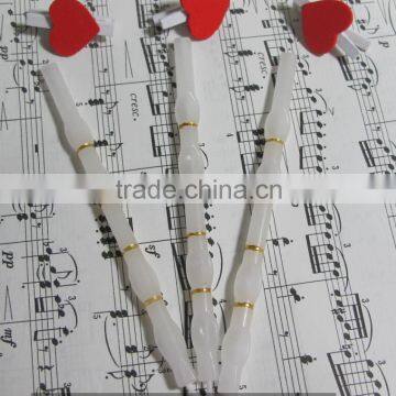 White Crystal Candles For Wedding Favors photo-2