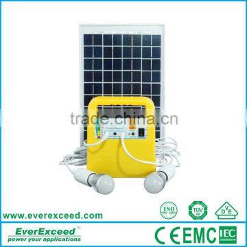 EverExceed reliable portable solar power generator with solar panel (grade A cells)