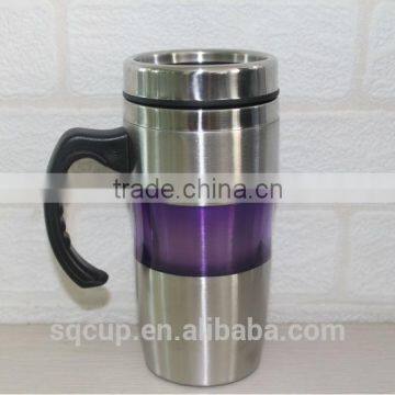 Yongkang factory direct stainless steel vacuum flask with handle