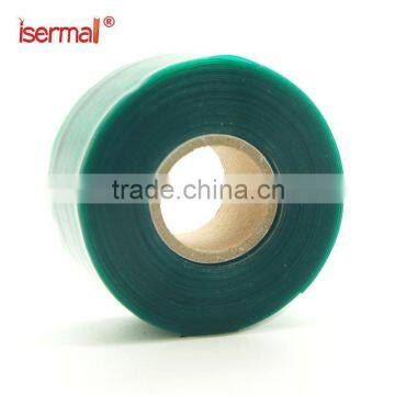 isermal self-fusing silicone rubber tape ,repair tape,rescue tape green color