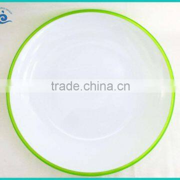 Fancy Colored Decorative Plastic Plates With Competitive Price photo-2