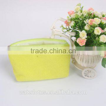 plain green traval makeup bag cosmetic bag makeup case