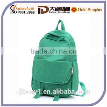 Simple design canvas high school backpack