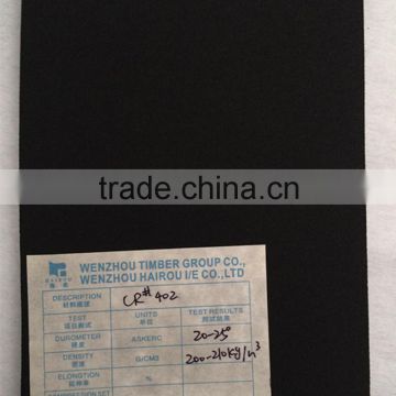 China Factory Produce Hardness 20-25 and Density 200-210 CR Sheet for Wetsuit