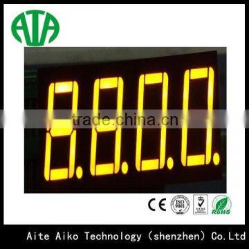 various colors 4-digit 7 segment led display