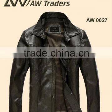 Men fashion leather jacket , leather jacket