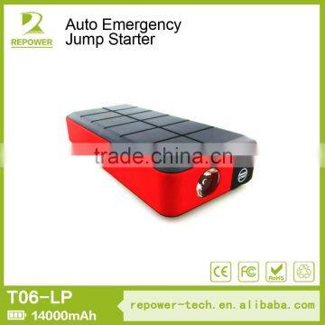 New high quality strong power with air compressor 12V battery car jump starter