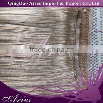 virgin brazilian micro link skin weft human hair extension