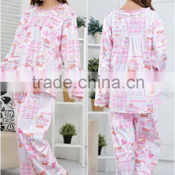 Womens pajamas large size winter cotton pajama long sleeve spring autumn pijama home clothes for women pyjama femme