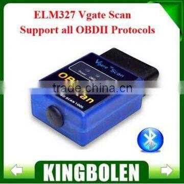 2015 New MINI ELM 327 Bluetooth Vgate Scan OBD2 / OBDII ELM327 V2.1 Code Scanner Fast SHIPPING