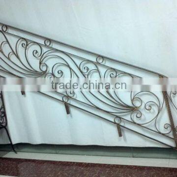 Top-selling modern interior wrought iron railing stairs