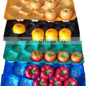 Disposable plastic compartment food tray