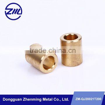 Brass knurled cnc lathe turning metal terminal part factory in China