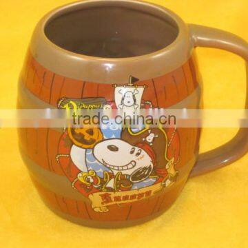 YF18669 20oz embossed ceramic mug