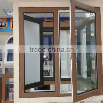 60 series Europe style pvc windows,garden windows for sale