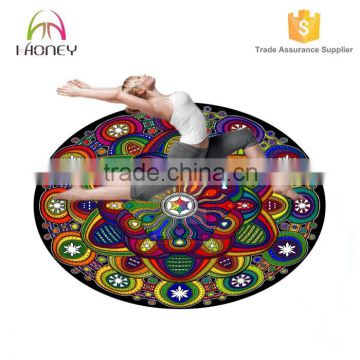 Customized round shape yoga mat OEM China supply