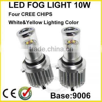 hottest !1200 lumen 6000k 20W muti colors China producing 9006 B4 9005 h8 h9 h11 h10 h 16 led fog light