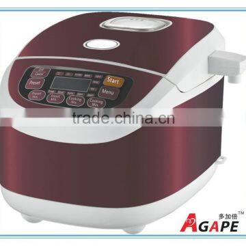 5L SOUP DISPENSER RED RICE COOKER WITH LED DISPLAY, NEW PATENT DESIGN