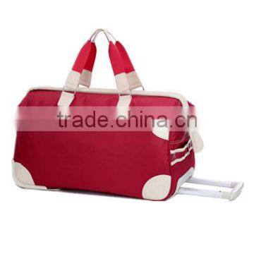 Oem Polyester Mini Size Luggage Trolley Bag for Women Airport photo-3