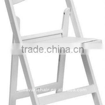 HDR-FD-C01 WHITE COLOR RESIN FOLDING CHAIR RESIN SILLA AVANTGARDE