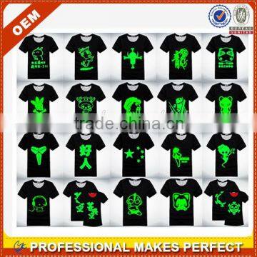 Glow in dark t-shirts (YCT-A0152)