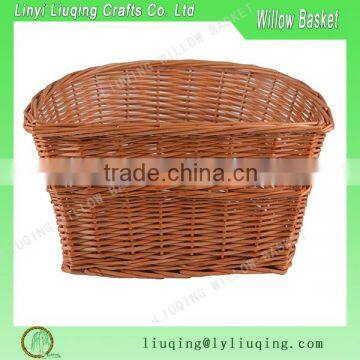 Bulk oval cheap wicker baskets for bike/Natural wicker baskets