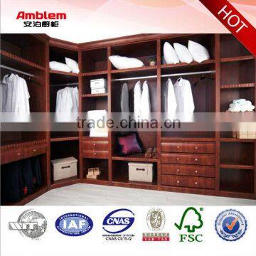 2014 wood grain PVC wardrobe