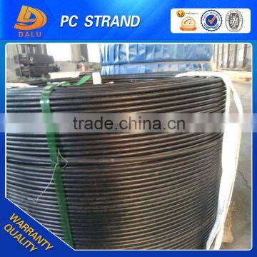 Building Material Concrete 7 wire Prestressing 12.7mm Unbonded Strand