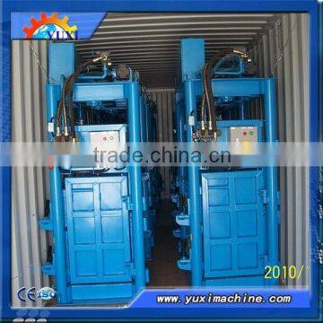 2015 Professional manufacturer of plastic scrap baler/ hydraulic used clothing baler