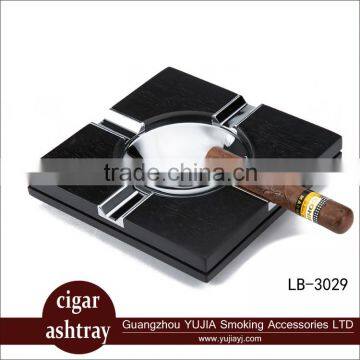 YuJia Smoking 4 tubes wooden cigar ashtray OEM product