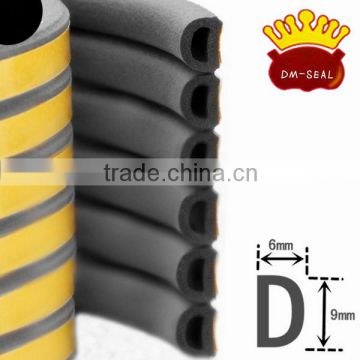 epdm foam seal strip used for wooden doors and windows