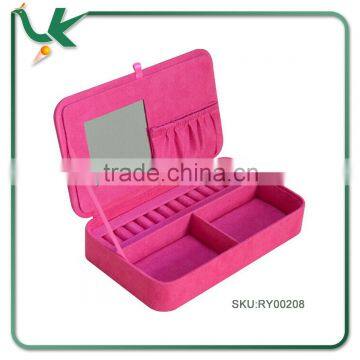 Tori Home Maria Plush Fabric Jewelry Box
