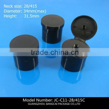 plastic flip top cap 28mm