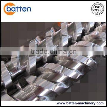 PVC profile parallel plastic extruder machine nitride 38CrMoAla screw barrel