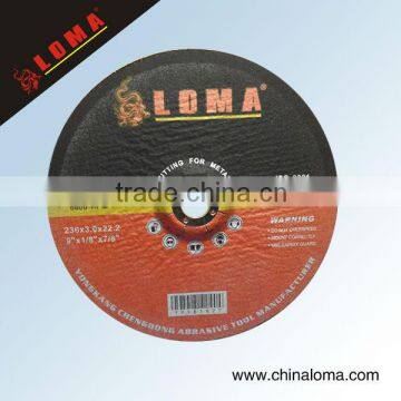 aluminium oxide abrasive cutting wheel/disc