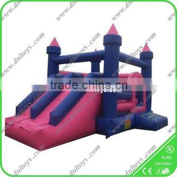 New design outdoor inflatable bouncer with slide for sale/jumping bouncer