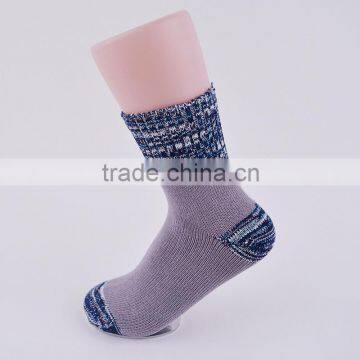 96N double cylinder twisted yarn cotton casual woman sock